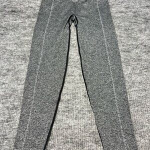 NWT PINK ACTIVE seamless leggings large victoria’s Secret Gray full length